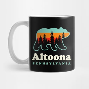 Altoona Pennsylvania Camping Hiking Bear Mug